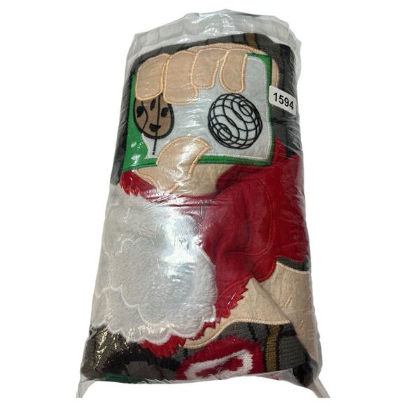 33 Degrees Sweater Mens XL Ugly Christmas Holiday Workout Kettlebell Buff Santa - Picture 12 of 12